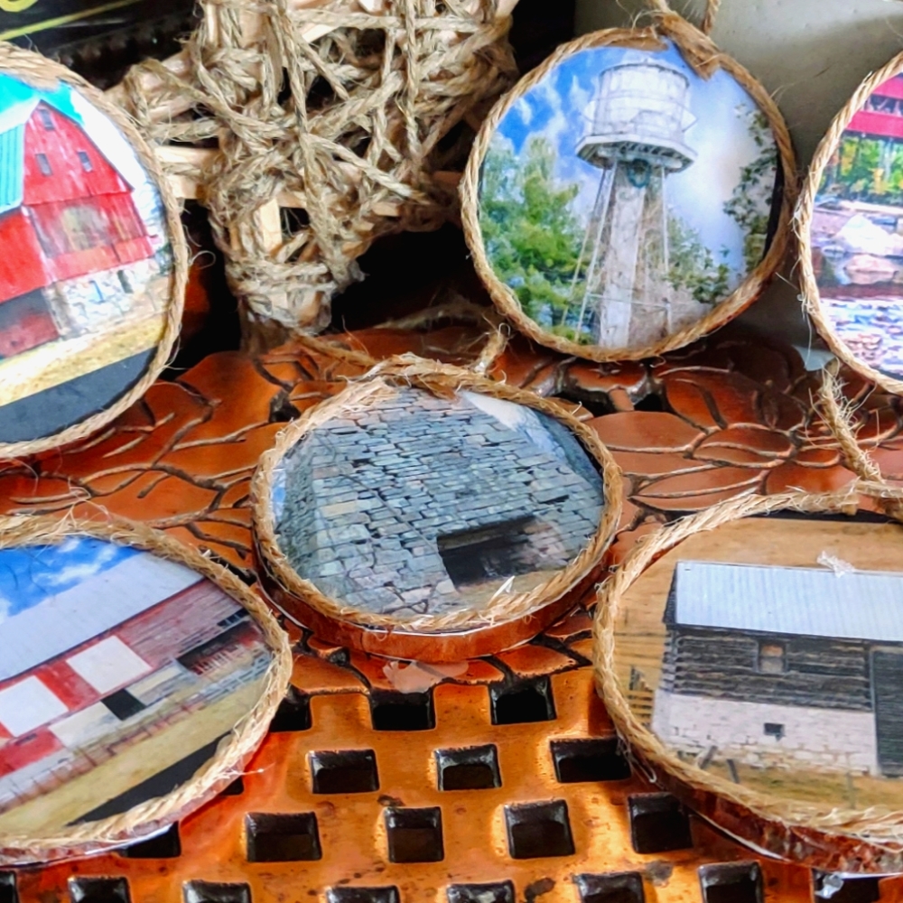 Handmade Christmas tree ornaments